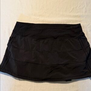 lululemon athletica Black Layered Athletic Skort